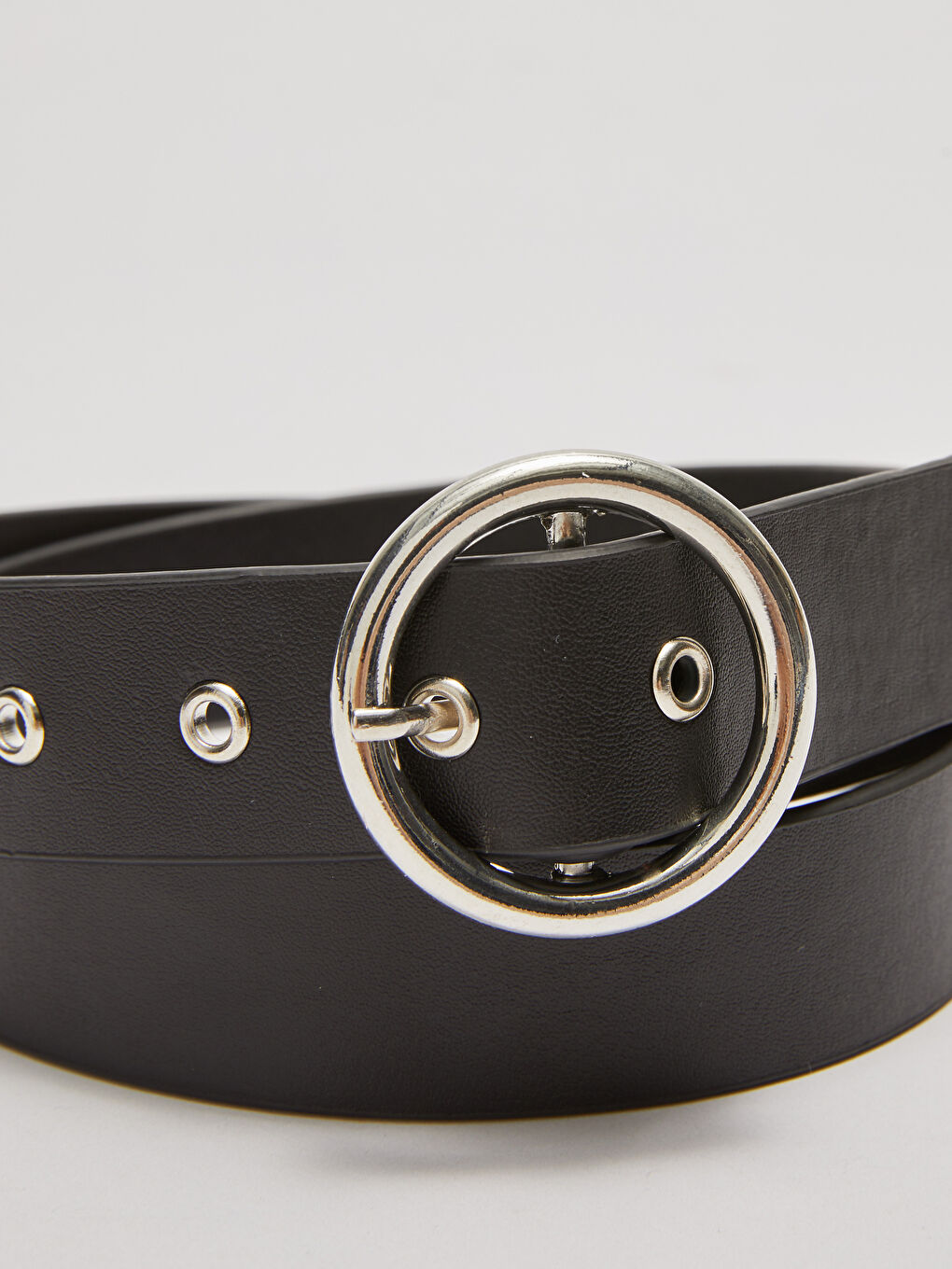 მრგვალი მეტალის ბალთა ქალებისთვის ქამარი-3