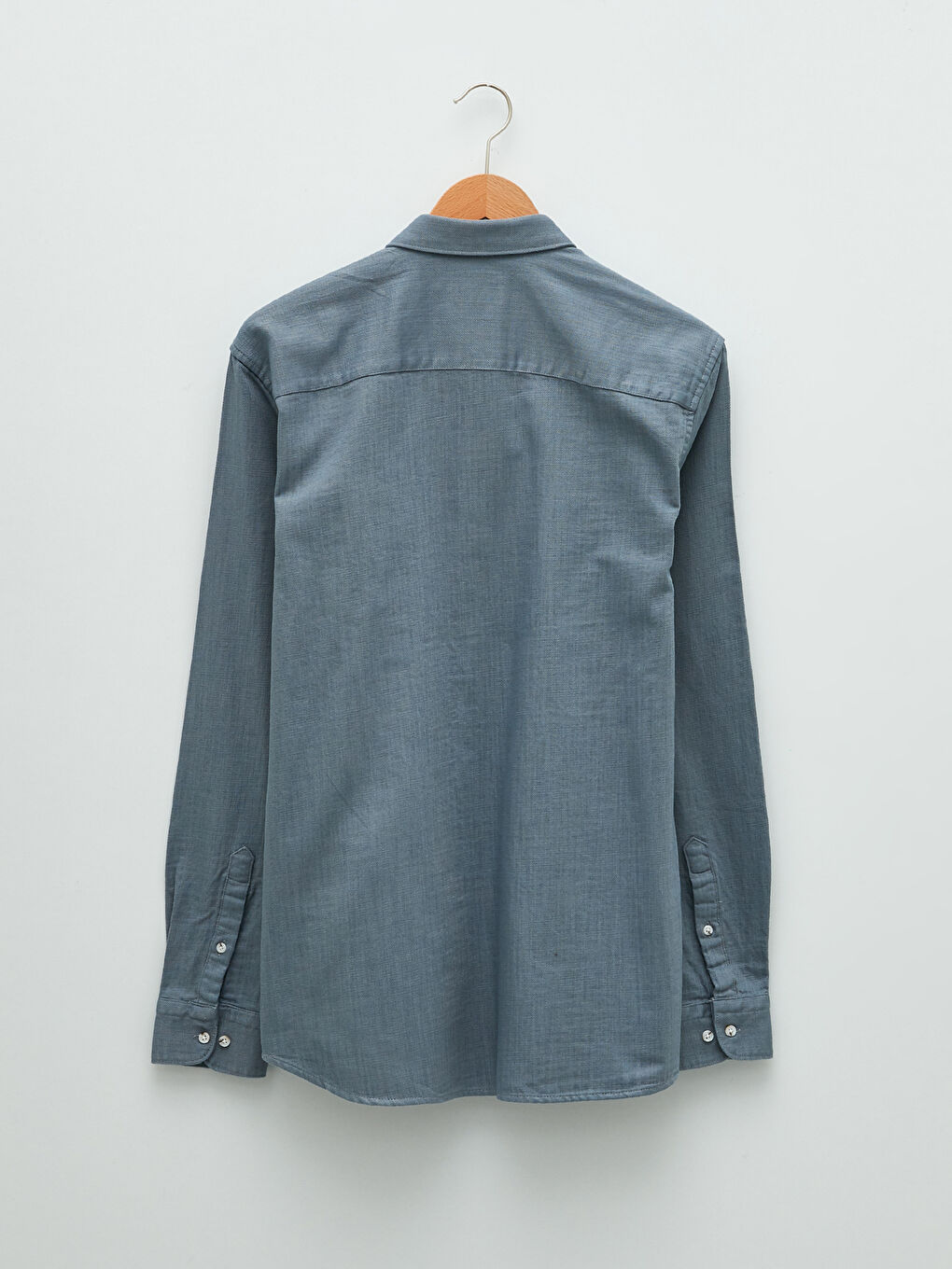 Mavi Slim Fit Uzun Kollu Erkek Gömlek-6