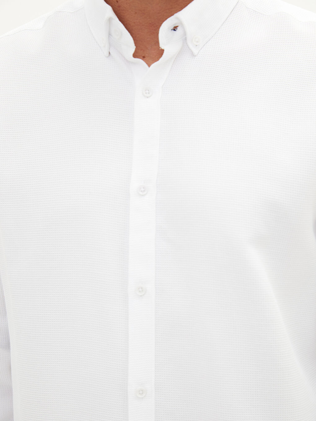 Slim Fit Long Sleeve Men's Shirt-4