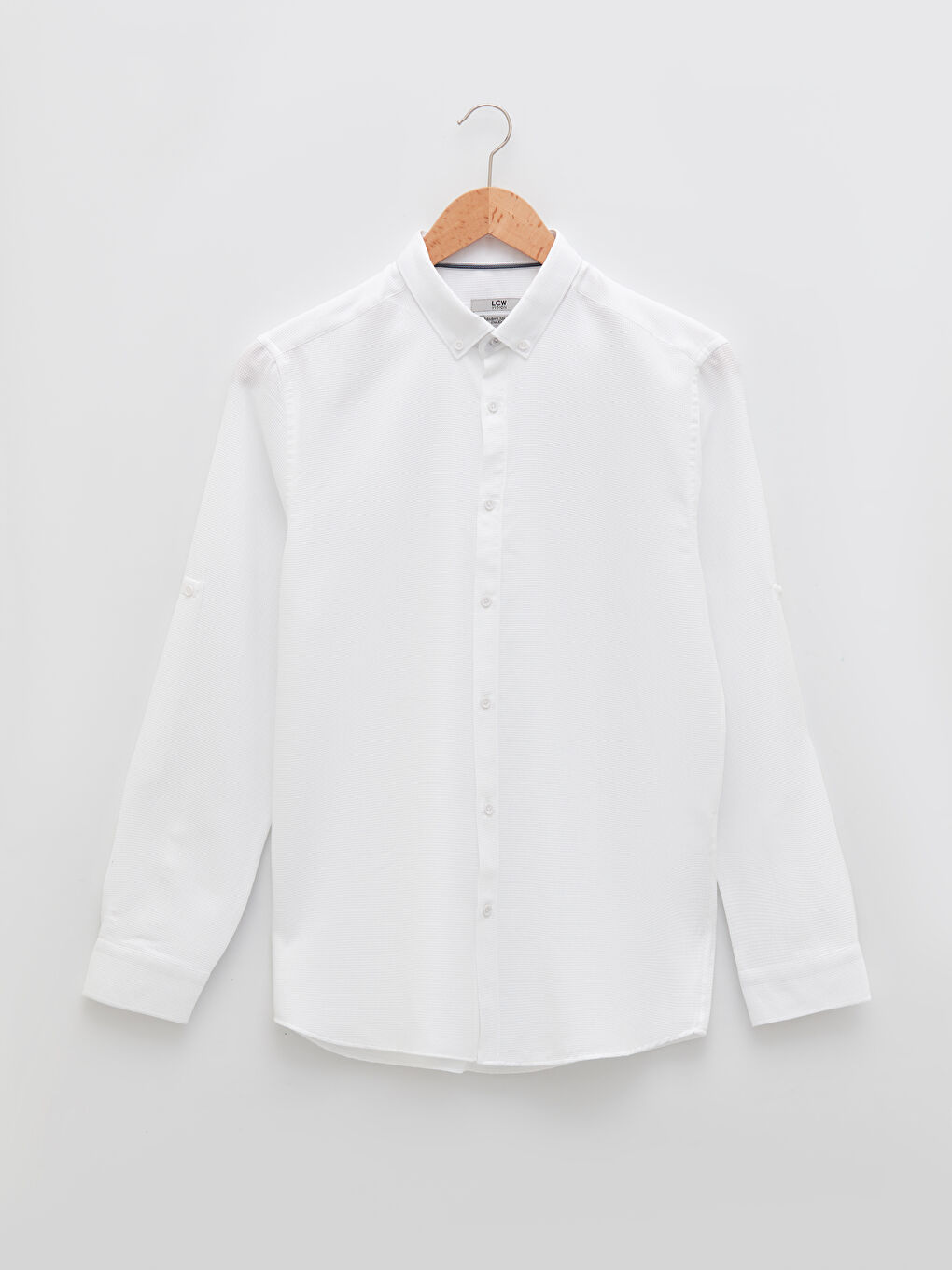 Slim Fit Long Sleeve Men's Shirt-6