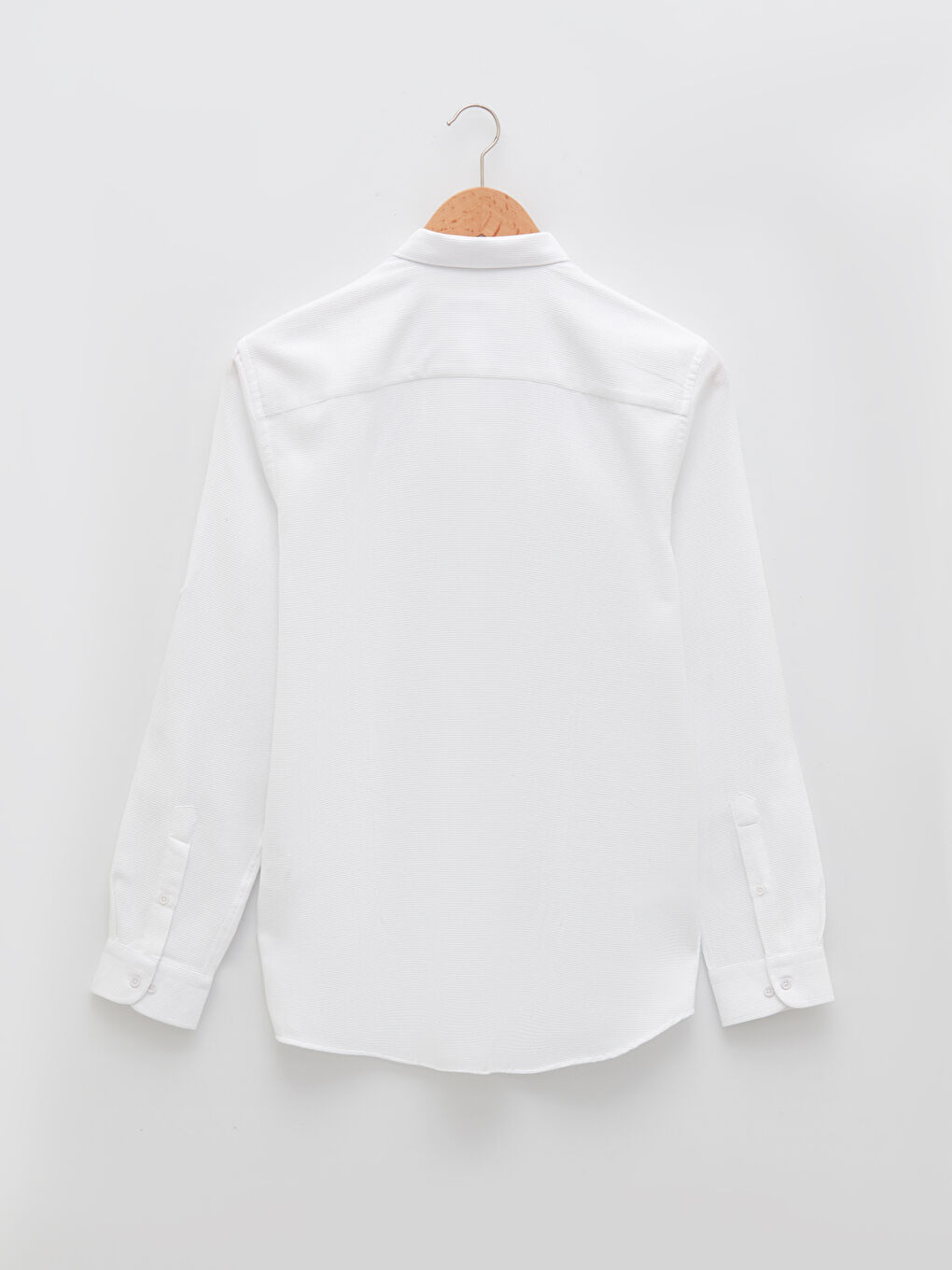 Slim Fit Long Sleeve Men's Shirt-7