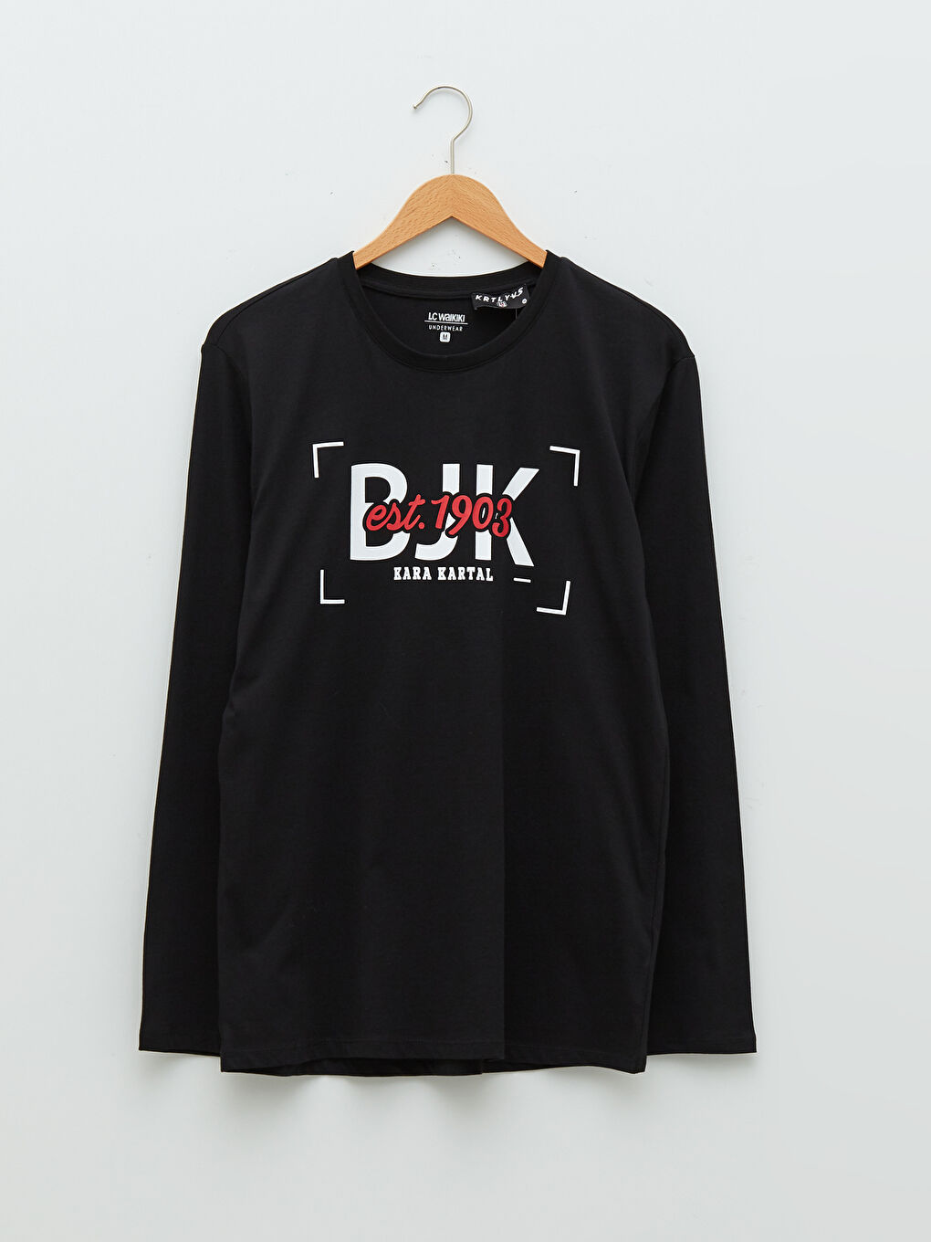 Gri Standart Kalıp Beşiktaş Baskılı Erkek Taraftar Pijama Takımı-6