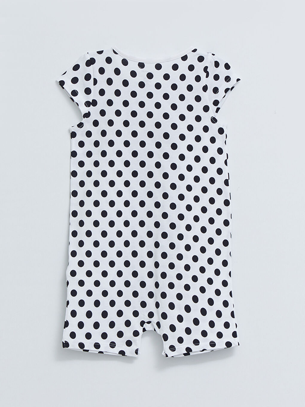 Crew Neck Short Sleeved Minnie Mouse Printed Cotton Baby Girl Rompers 2 Pack-2