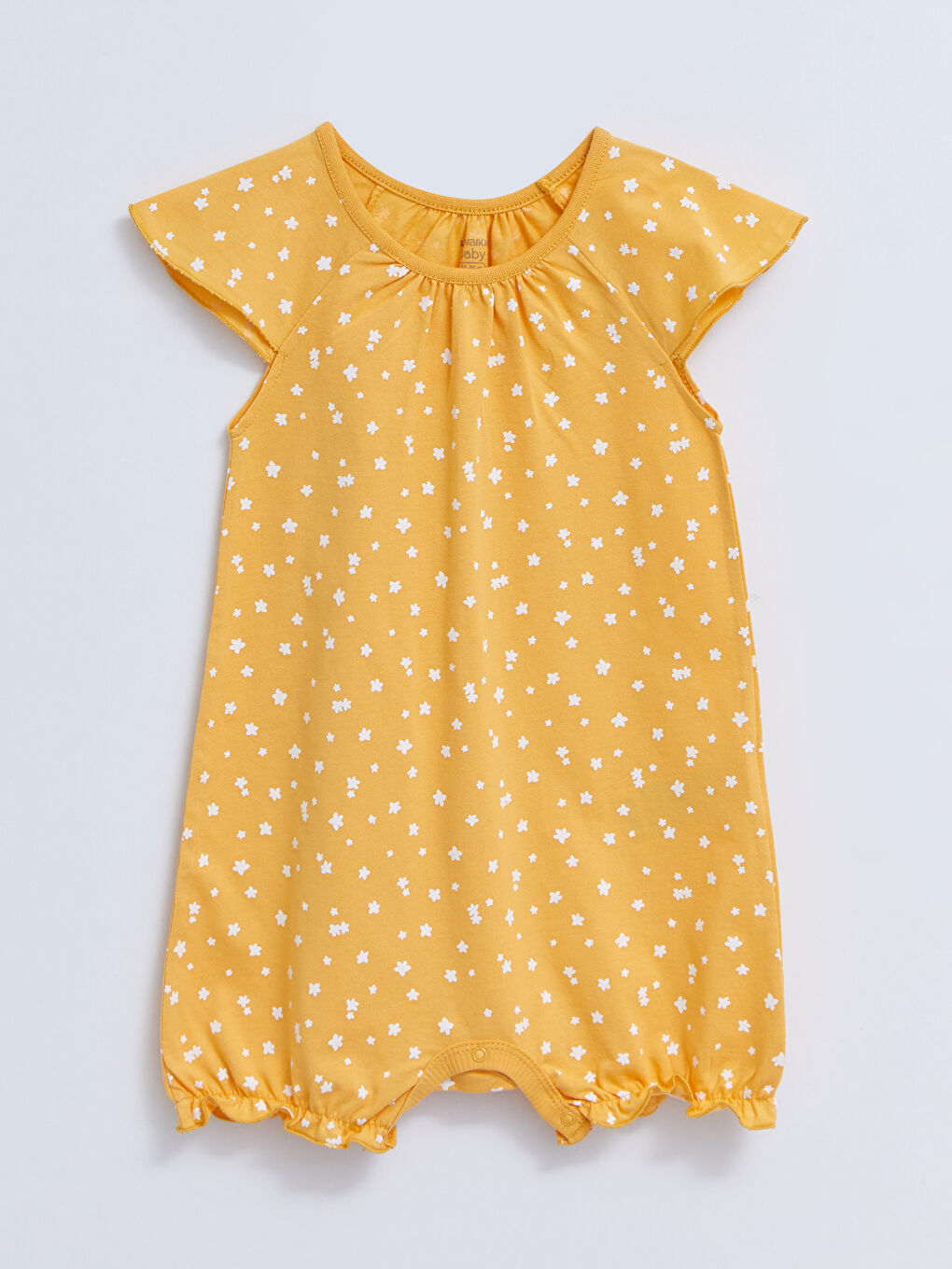 LCW baby Rundhalsausschnitt Bedruckter Baumwoll-Spielanzug Baby Mädchen 2er-Pack -S26485Z1-LRB