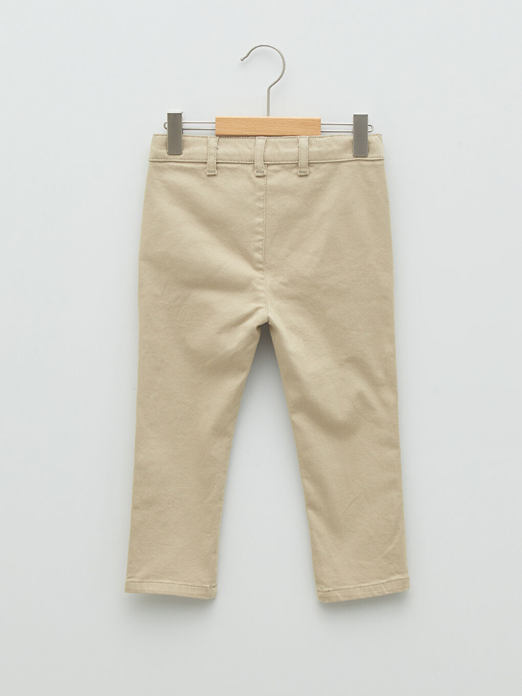 LCW baby Bej Skinny Fit Basic Gabardin Erkek Bebek Pantolon - 1