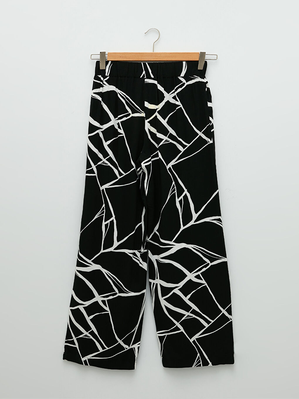Брюки Женские Вискозные С Принтом На Резинке-7