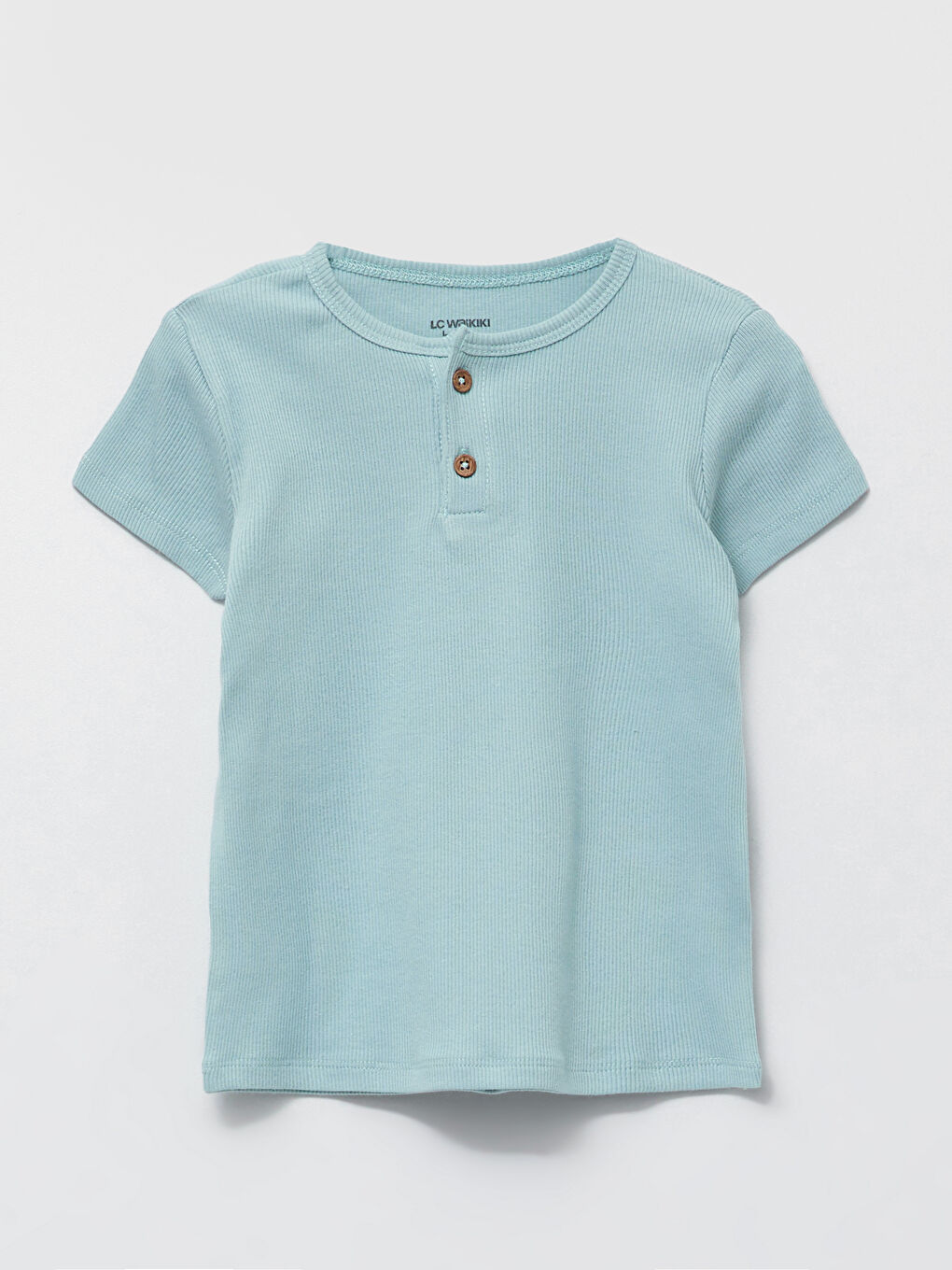 Crew Neck Short Sleeve Basic Baby Boy Pajamas Set-1