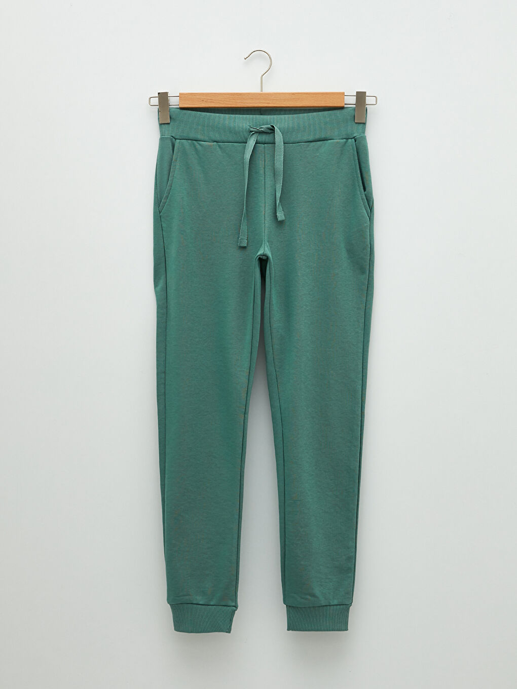 әйелдерге арналған серпімді белдік стандартты қалтасы бар джоггер спорттық шалбары-6