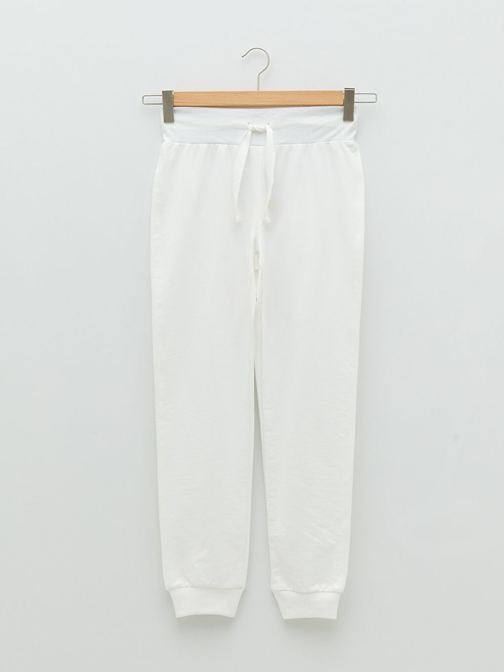 Women's Elasticated Waist Plain Jogger Sweatpants-6