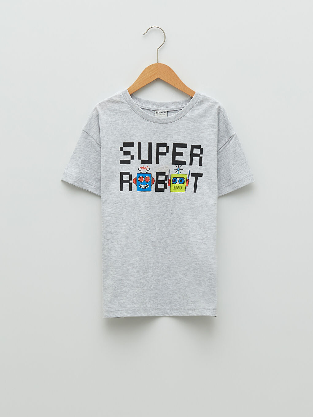 Crew Neck Printed Short Sleeve Boys' T-Shirt
