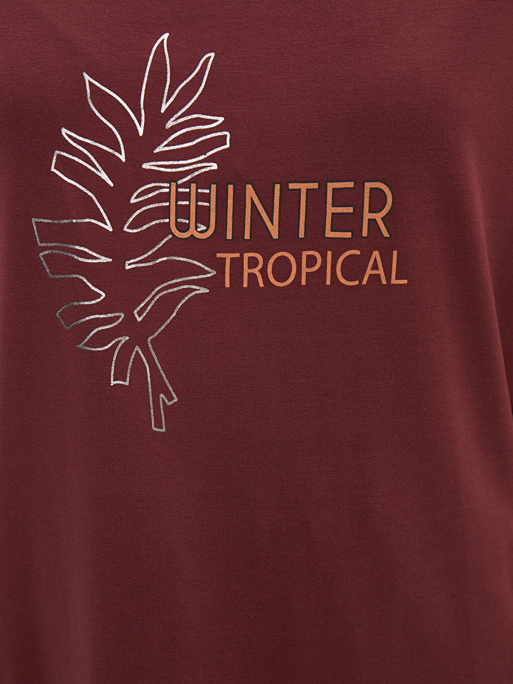 Bordo Bisiklet Yaka Desenli Kısa Kollu Kadın Viskon Pijama Takımı-7