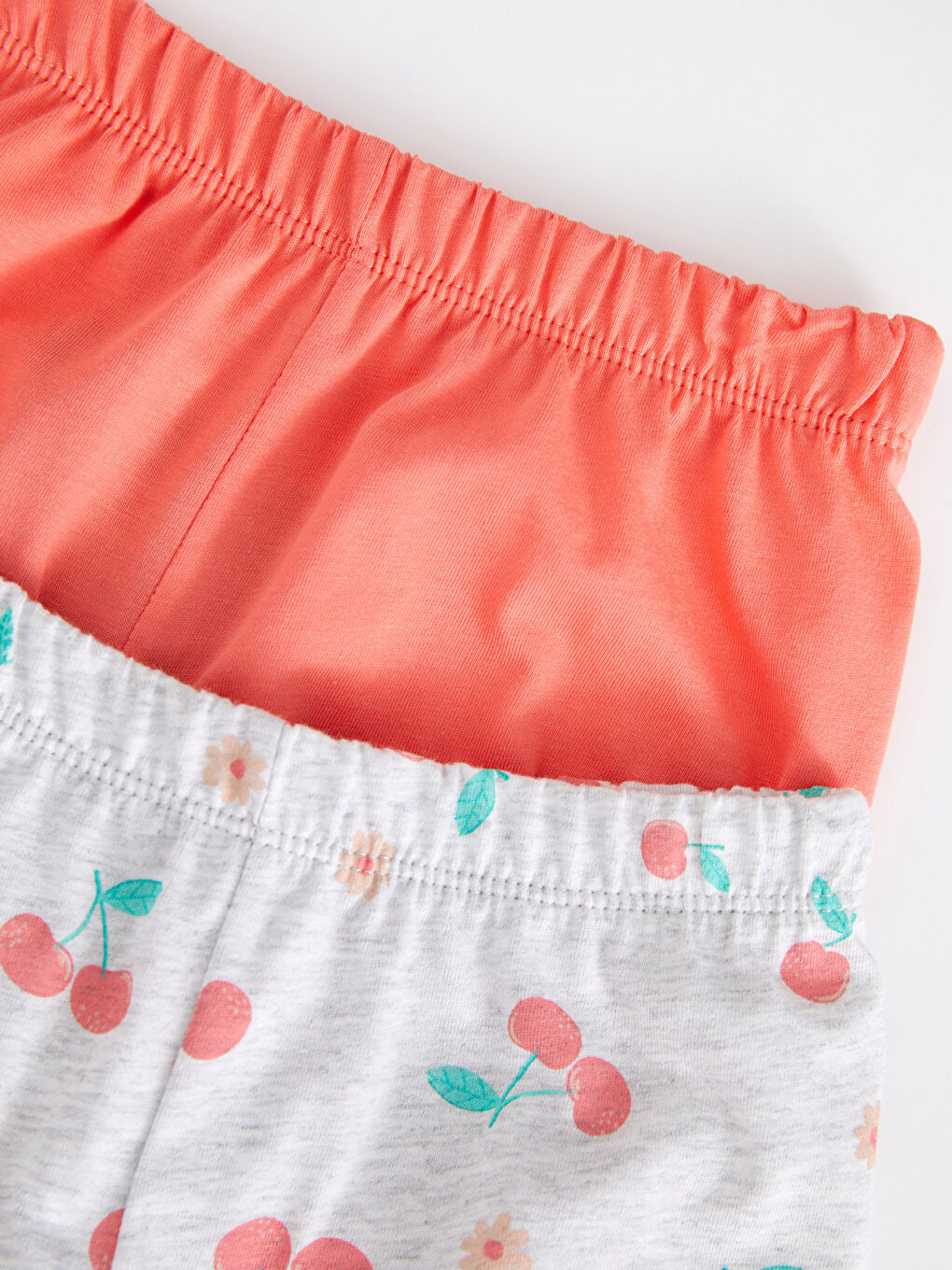 Elasticated Waist Baby Girls' Pyjama Bottoms 2 Pack-4