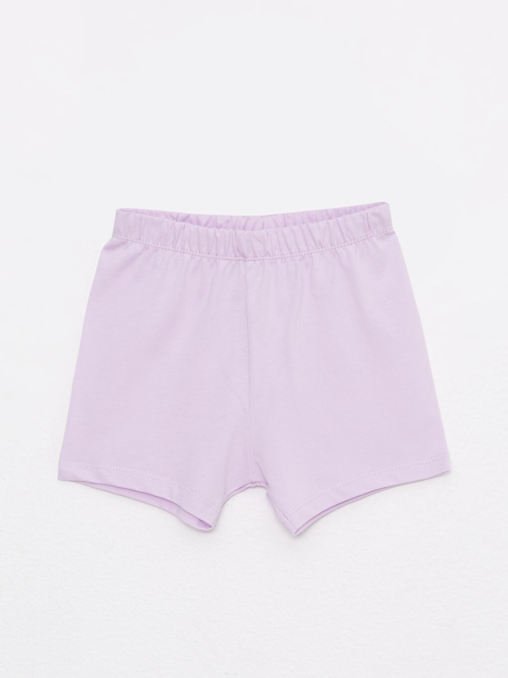 ელასტიკური წელის ბამბის გოგონას შორტები 2 ცალი-2