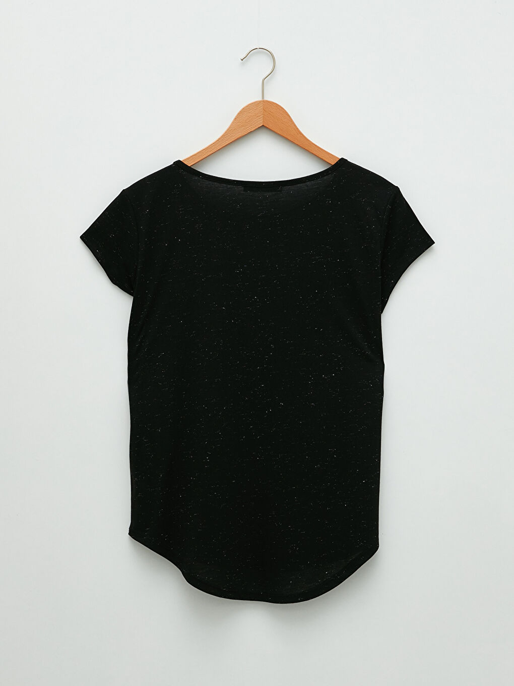 Crew Neck Plain Short Sleeve Women's T-Shirt-6