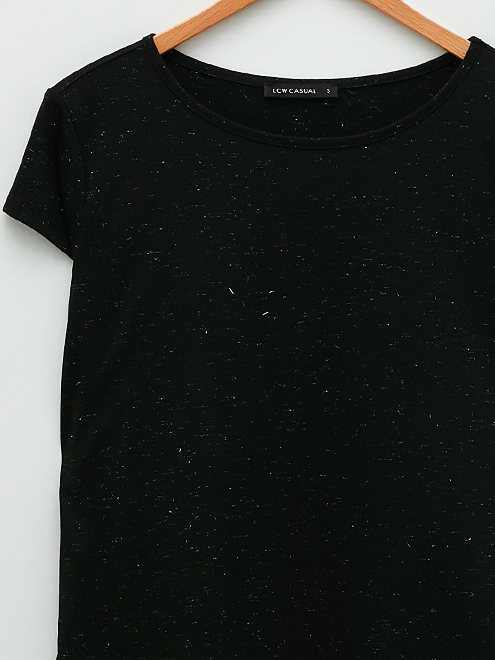 Crew Neck Plain Short Sleeve Women's T-Shirt-7