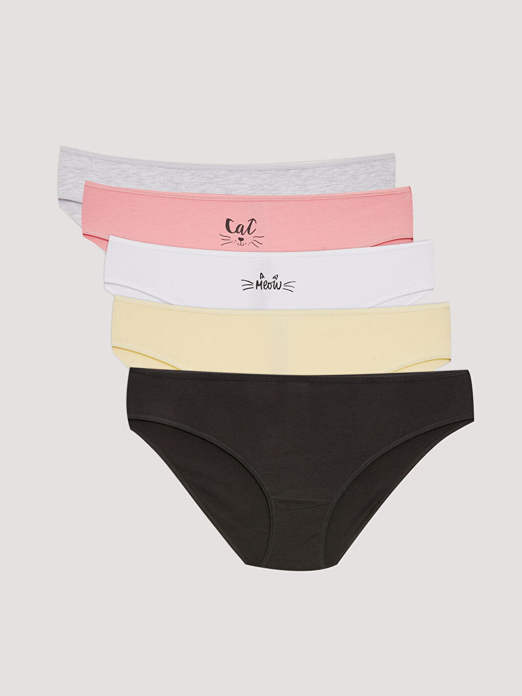 Printed Bikini Knickers 5 Pack