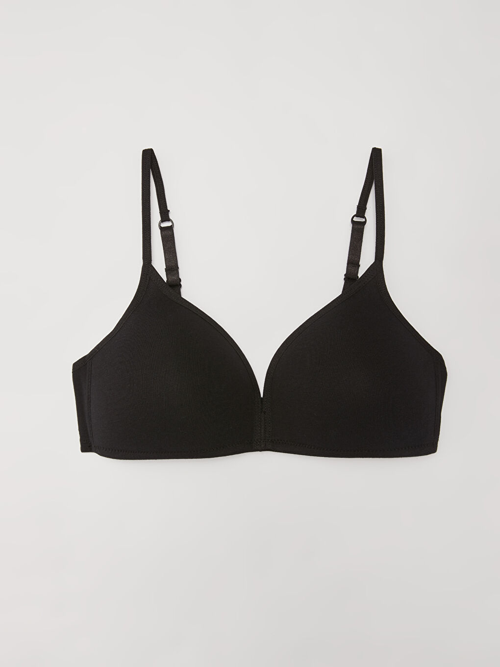 Siyah Balensiz Dolgusuz Düz İlk Sütyen