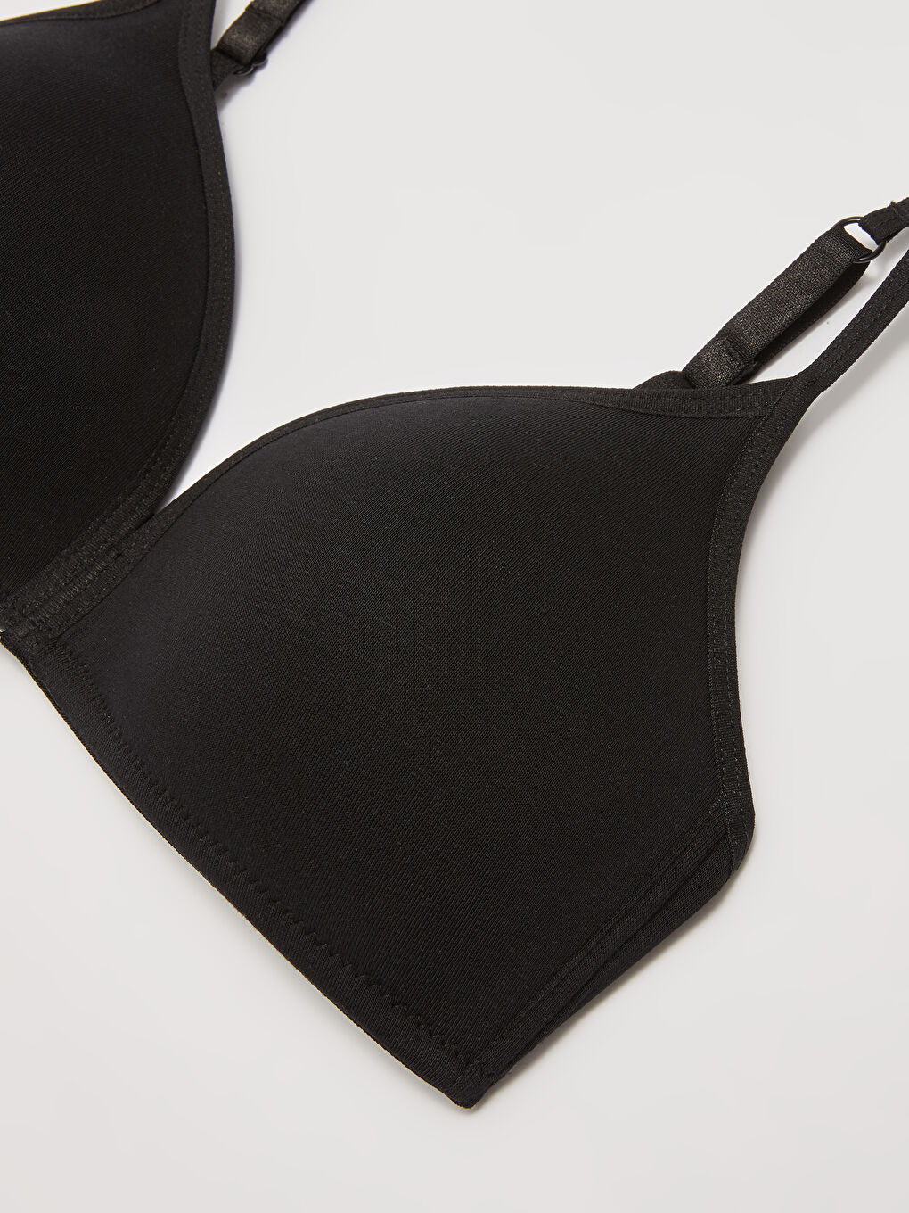 Siyah Balensiz Dolgusuz Düz İlk Sütyen-1