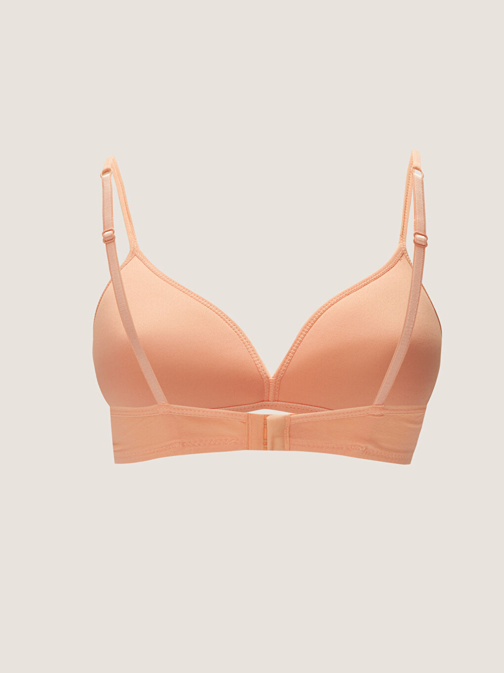 Pembe Balensiz Dolgusuz Düz İlk Sütyen-1