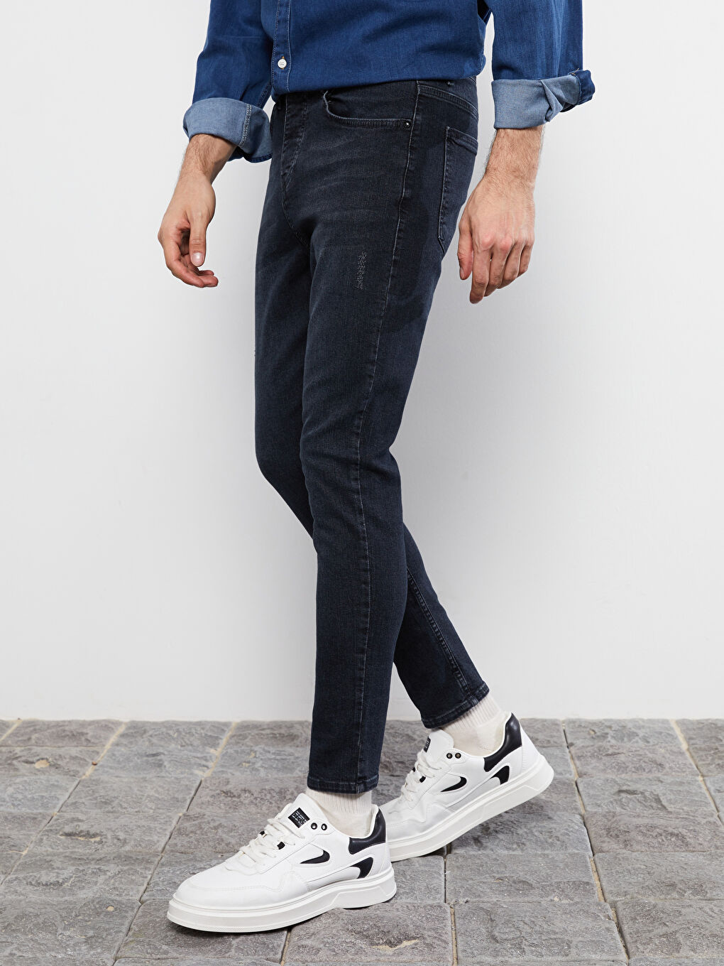 İndigo 730 Havuç Kalıp Erkek Jean Pantolon-3