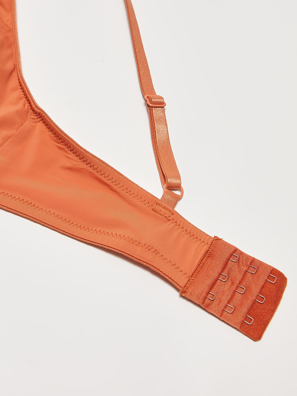 Turuncu Balensiz Dolgusuz Düz Sütyen-3