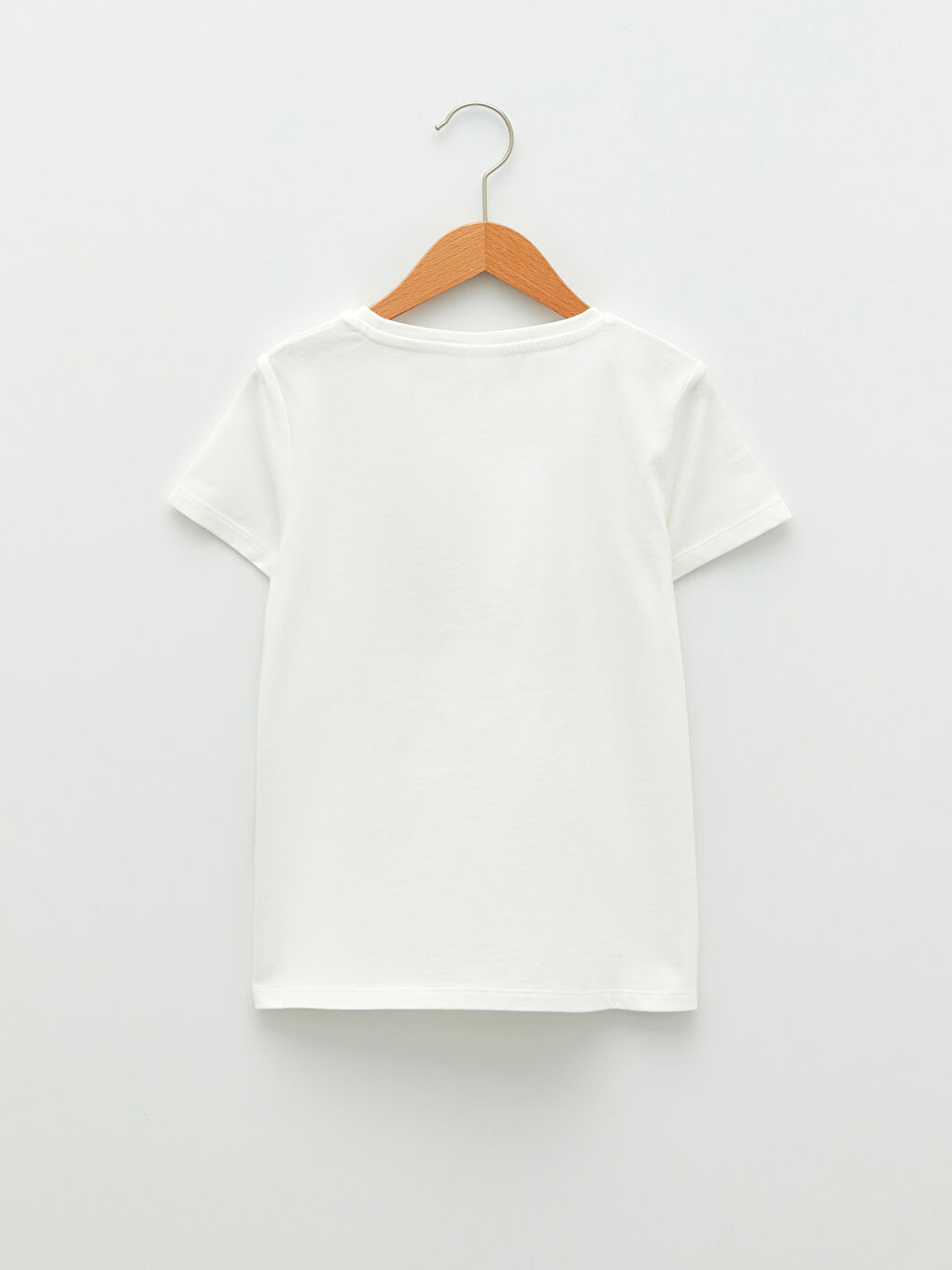 LCW Kids Crew Neck Printed Short Sleeve Girls' T-Shirt -S26657Z4-FDU