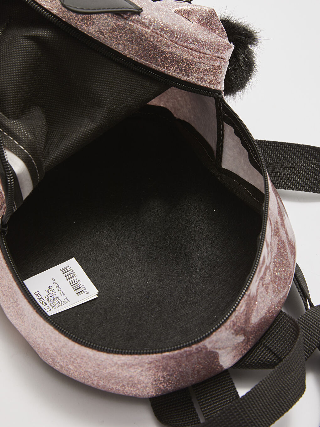LCW ACCESSORIES Devojčice Šljokičasti Ranac sa Likom Mačke i Vezom -S26736Z4-F9C