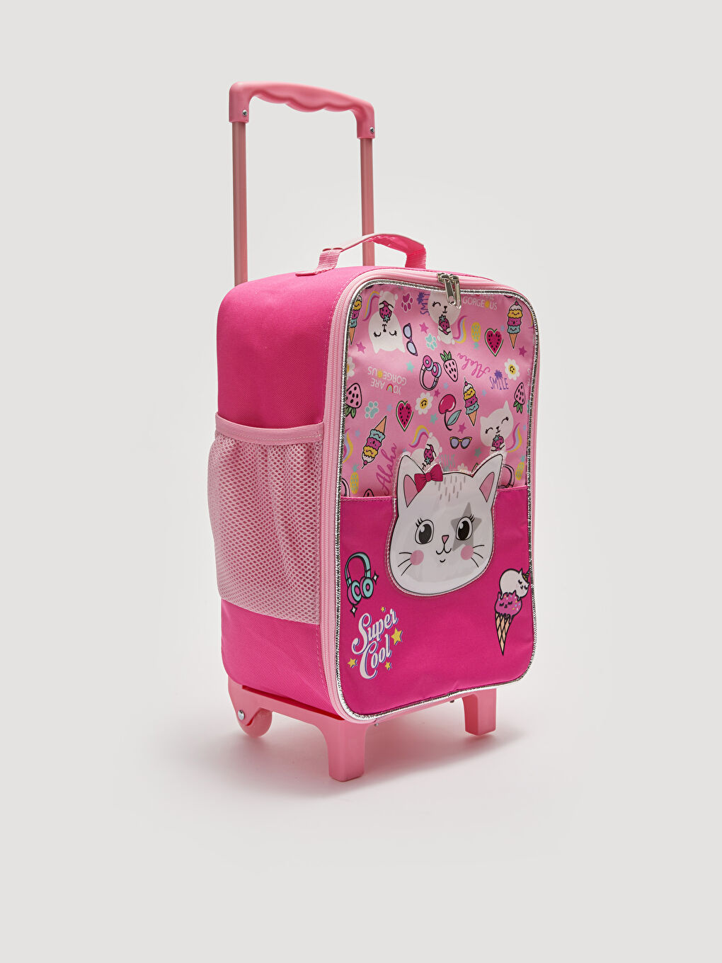 Printed Girls' Trolley Bag-1