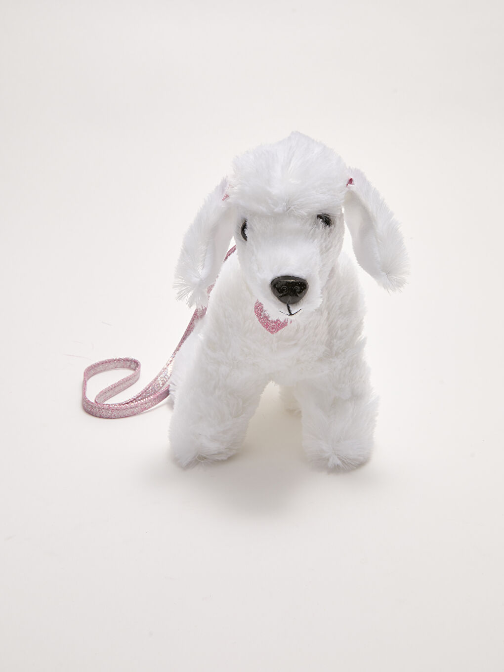 Beyaz Köpek Görünümlü Kız Çocuk Çapraz Çanta-1