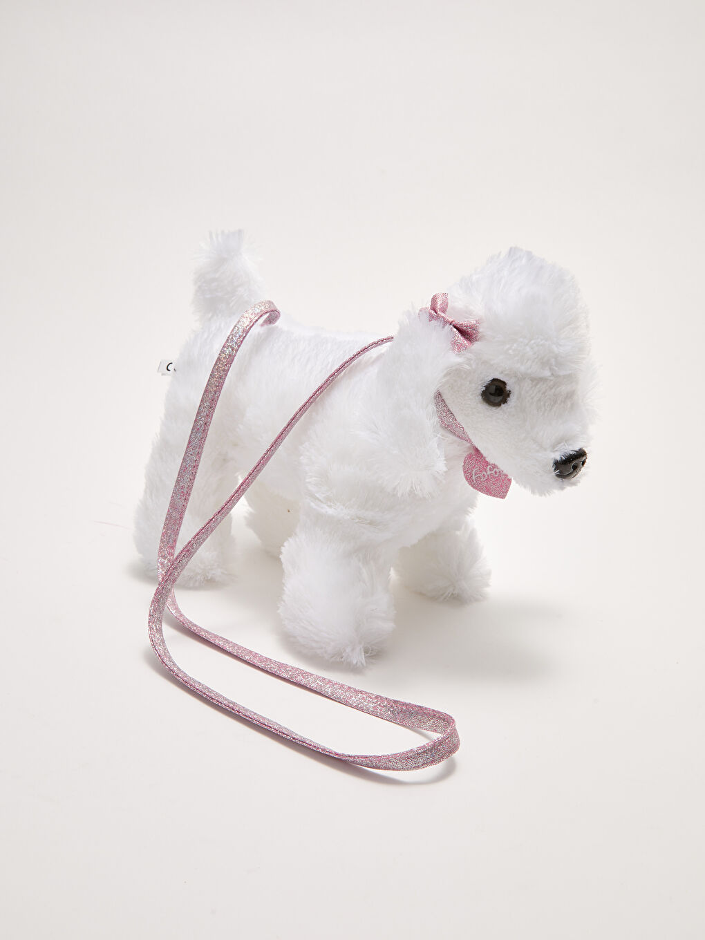 Beyaz Köpek Görünümlü Kız Çocuk Çapraz Çanta-2