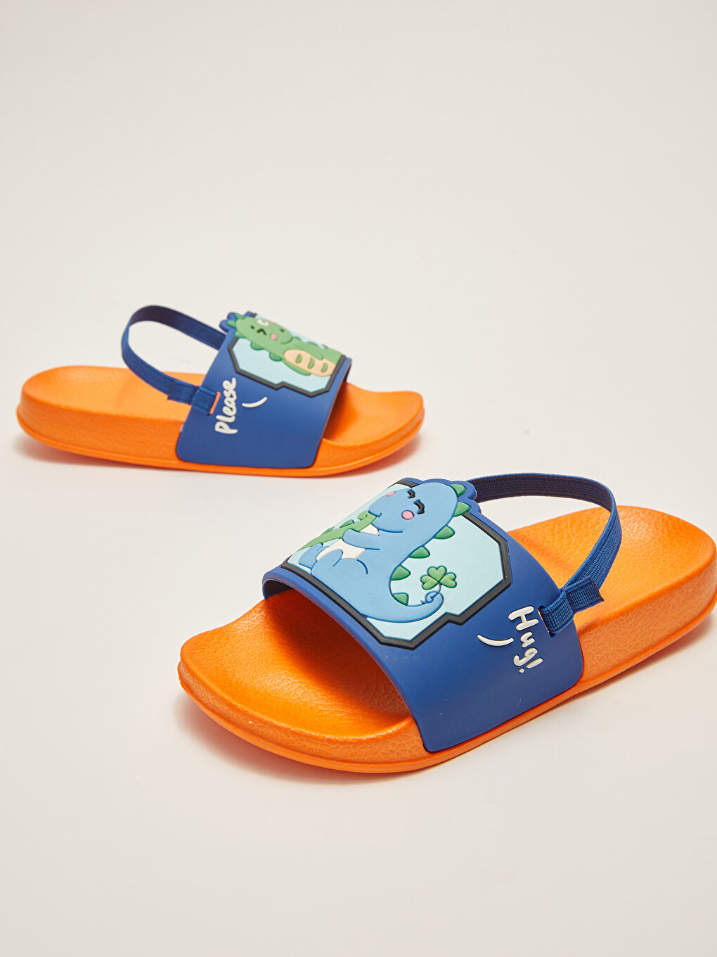 Pantoufles Garçon Élastiques à Détail Patch-4