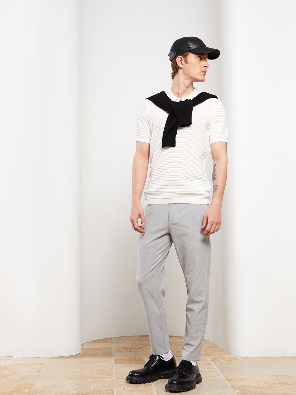 بنطلون رجالي بقصة رفيعة-1