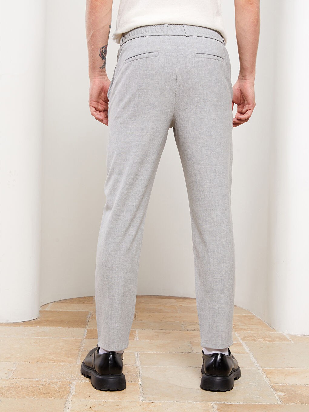 بنطلون رجالي بقصة رفيعة-4