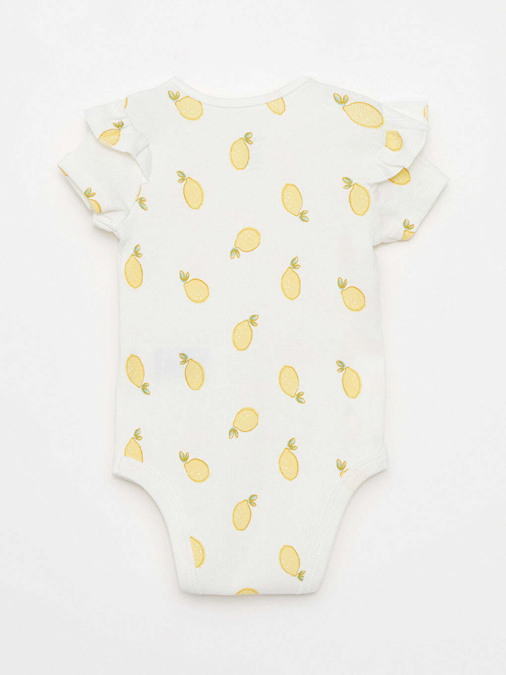 Ensemble 2 Pièces Bébé Fille Imprimé Body à Boutons-Pression et Short Col Rond Manches Courtes-2