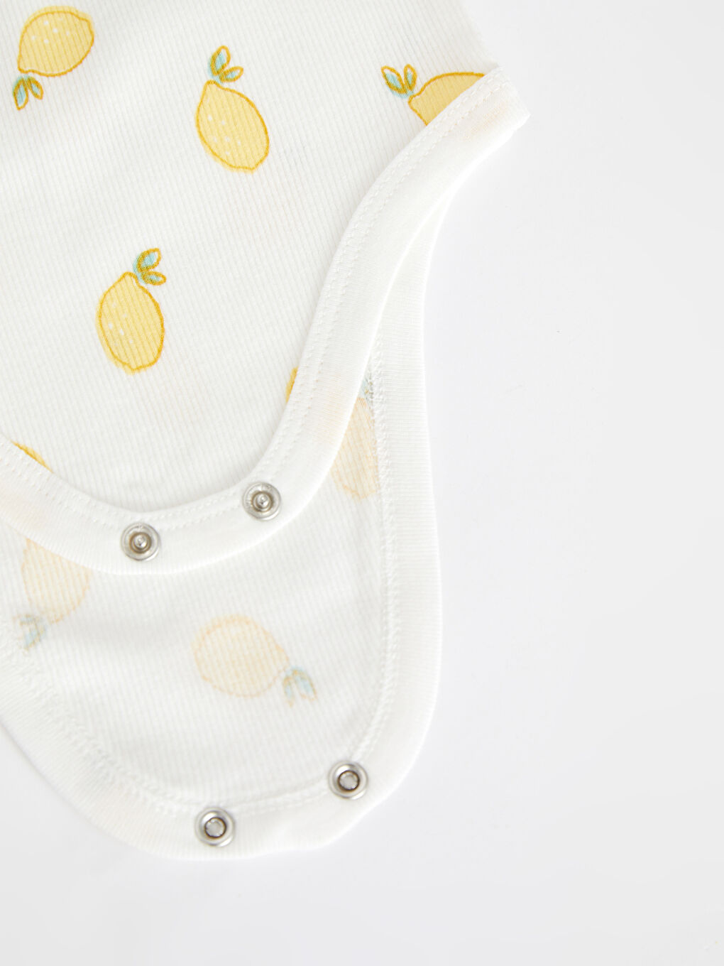 Ensemble 2 Pièces Bébé Fille Imprimé Body à Boutons-Pression et Short Col Rond Manches Courtes-4