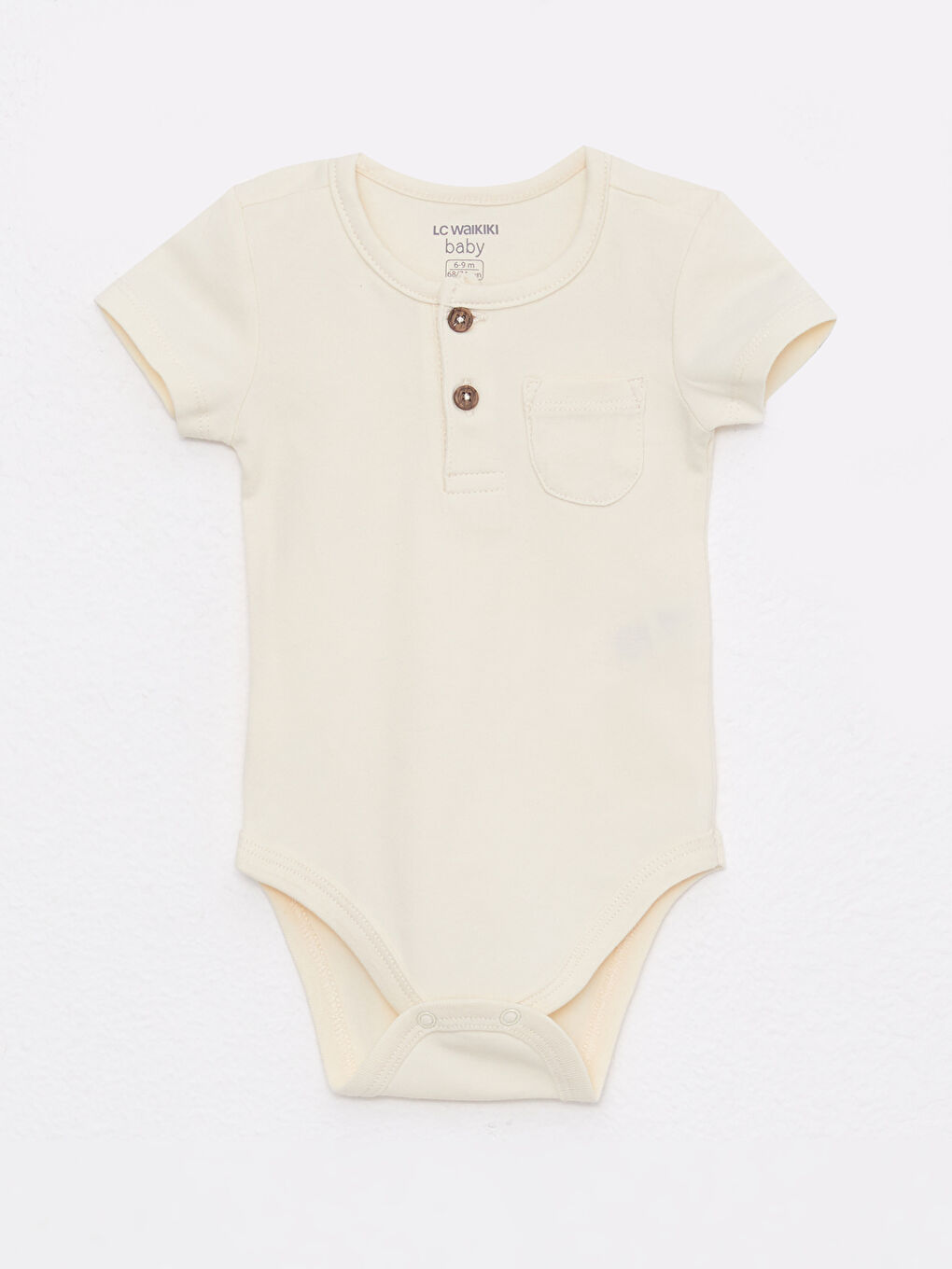 Ensemble 2 Pièces Bébé Garçon Coton Manches Courtes Col Rond Body à Boutons-Pression et Pantalon-1