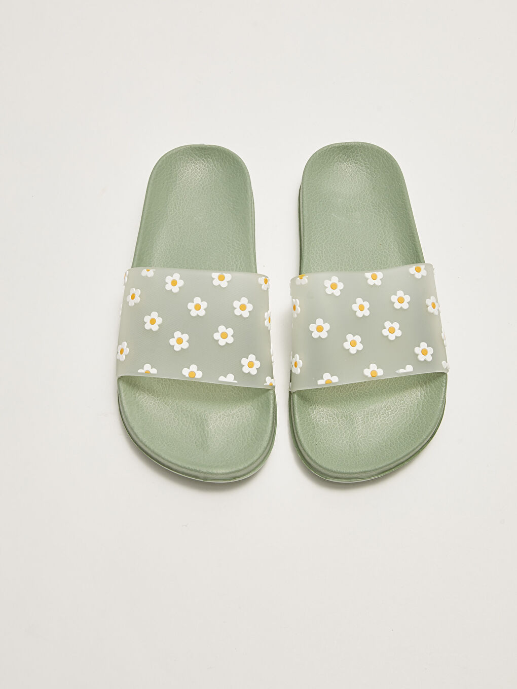 LCW STEPS Floral Printed Single Strap Women's Slippers -S26842Z8-TUG