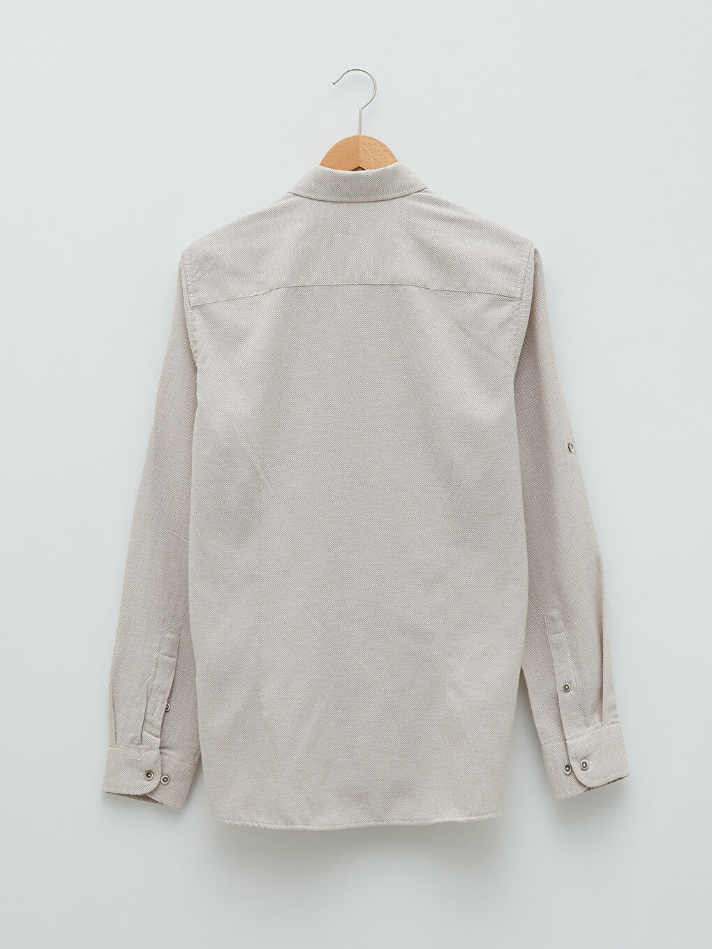 Chemise Pour Hommes Coupe Svelte À Manches Longues-6