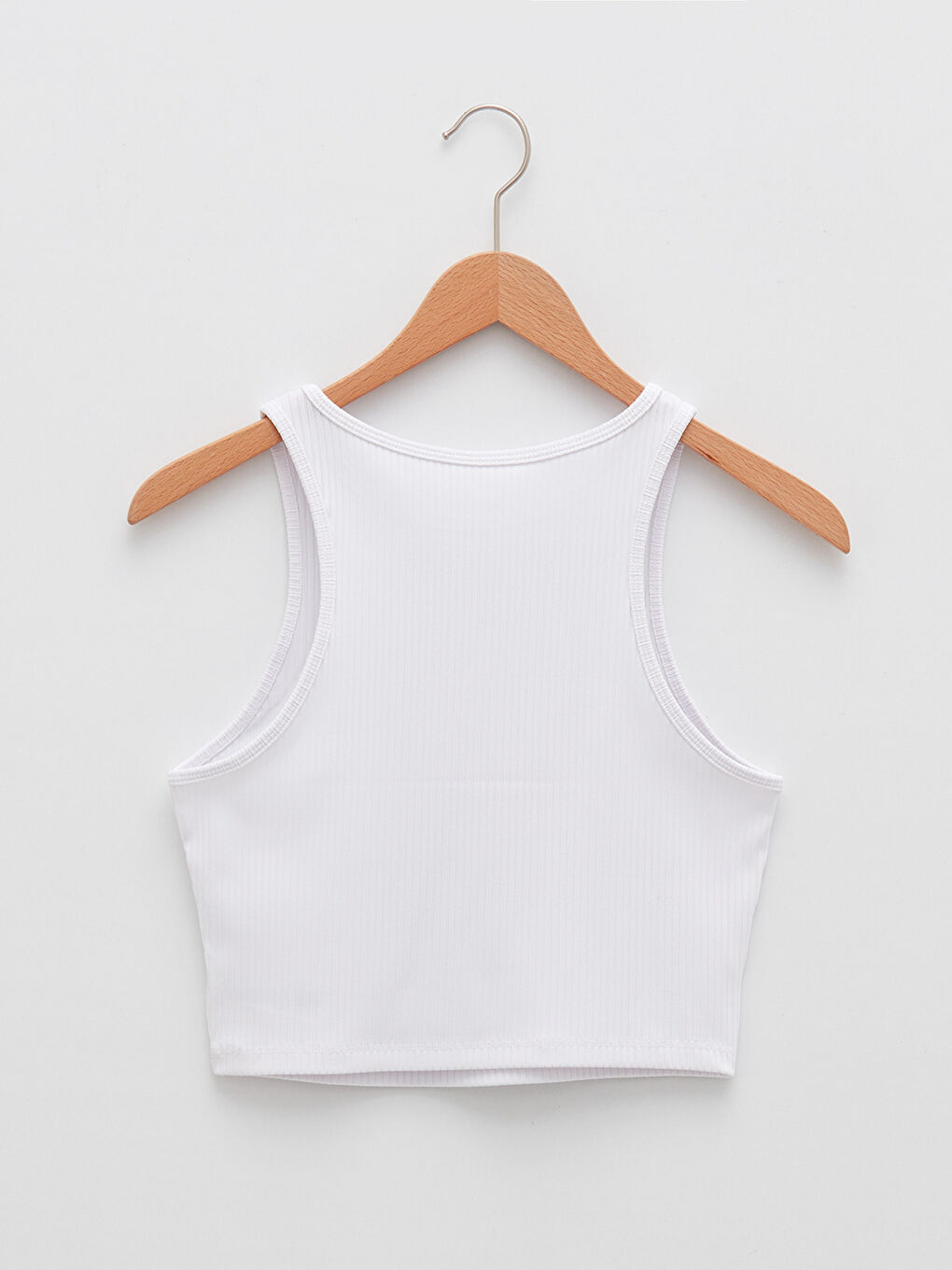 Crew Neck Straight Crop Women's Singlet -S26857Z8-FFB