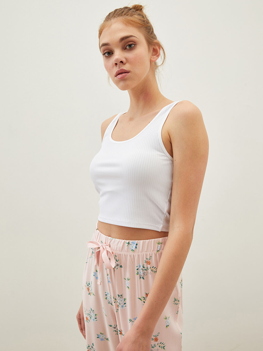 Maiou Simplu cu Guler în formă de U pentru Femei-1