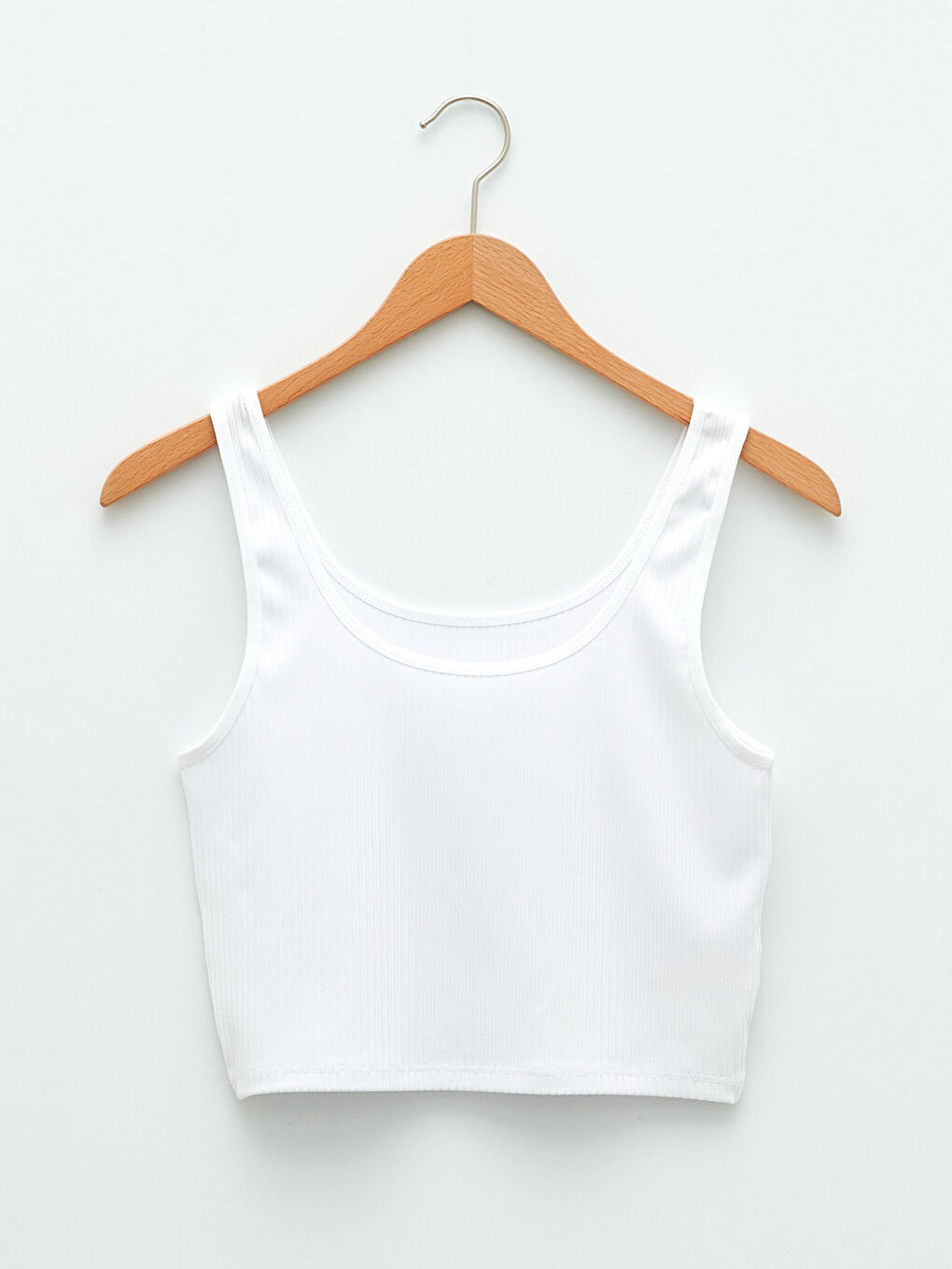 Maiou Simplu cu Guler în formă de U pentru Femei-5