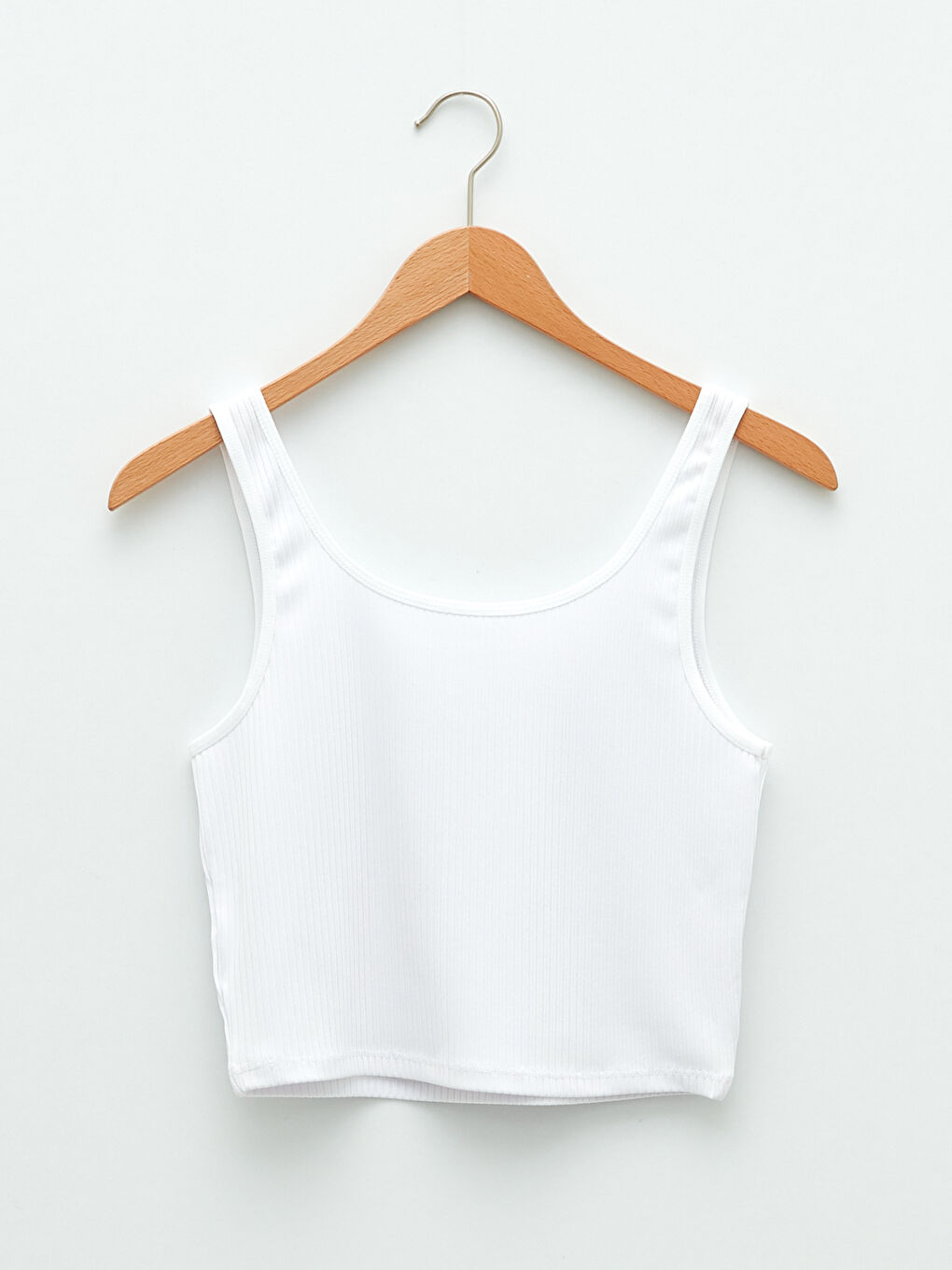 Maiou Simplu cu Guler în formă de U pentru Femei-6