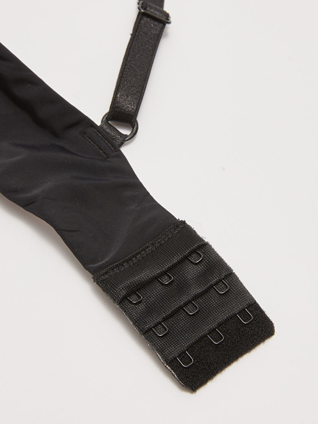 Siyah Balenli Dolgusuz Düz Tişört Sütyen-3