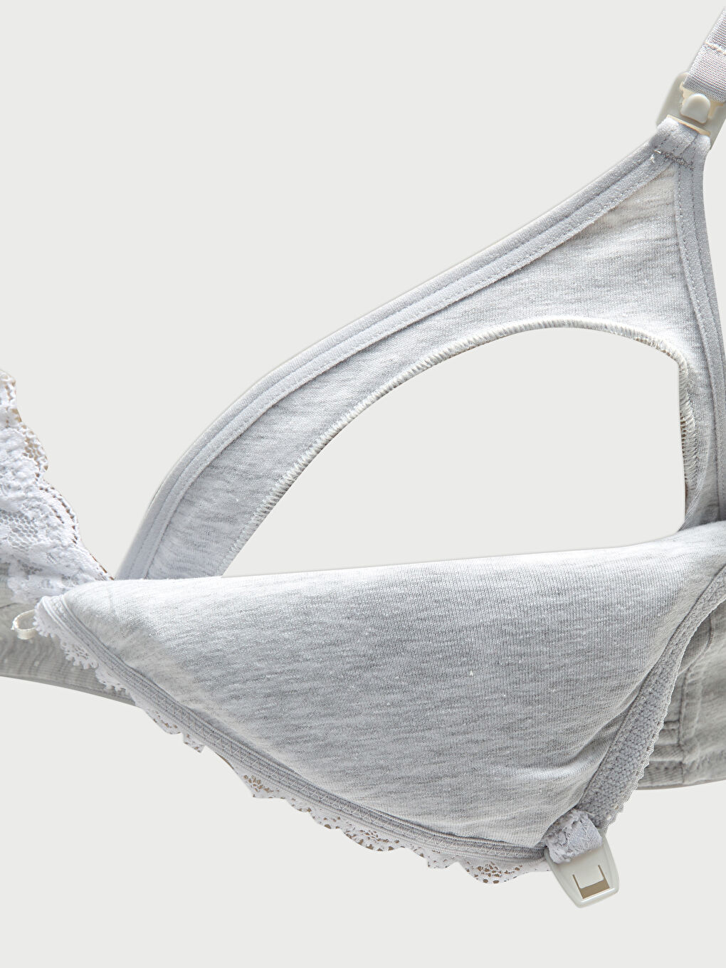 حمالة صدر للرضاعة دانتيل بحشو خفيف بدون سلك-2