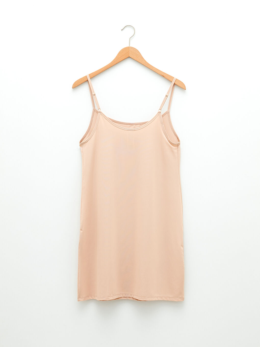 Women's U Neck Strappy Plain Slip-6
