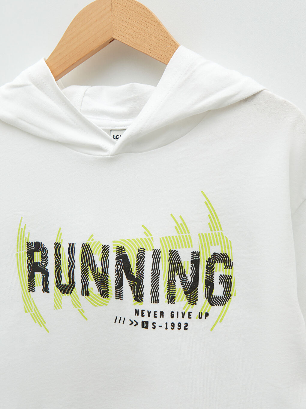 Hooded Printed Short Sleeve Cotton Boy T-Shirt-2