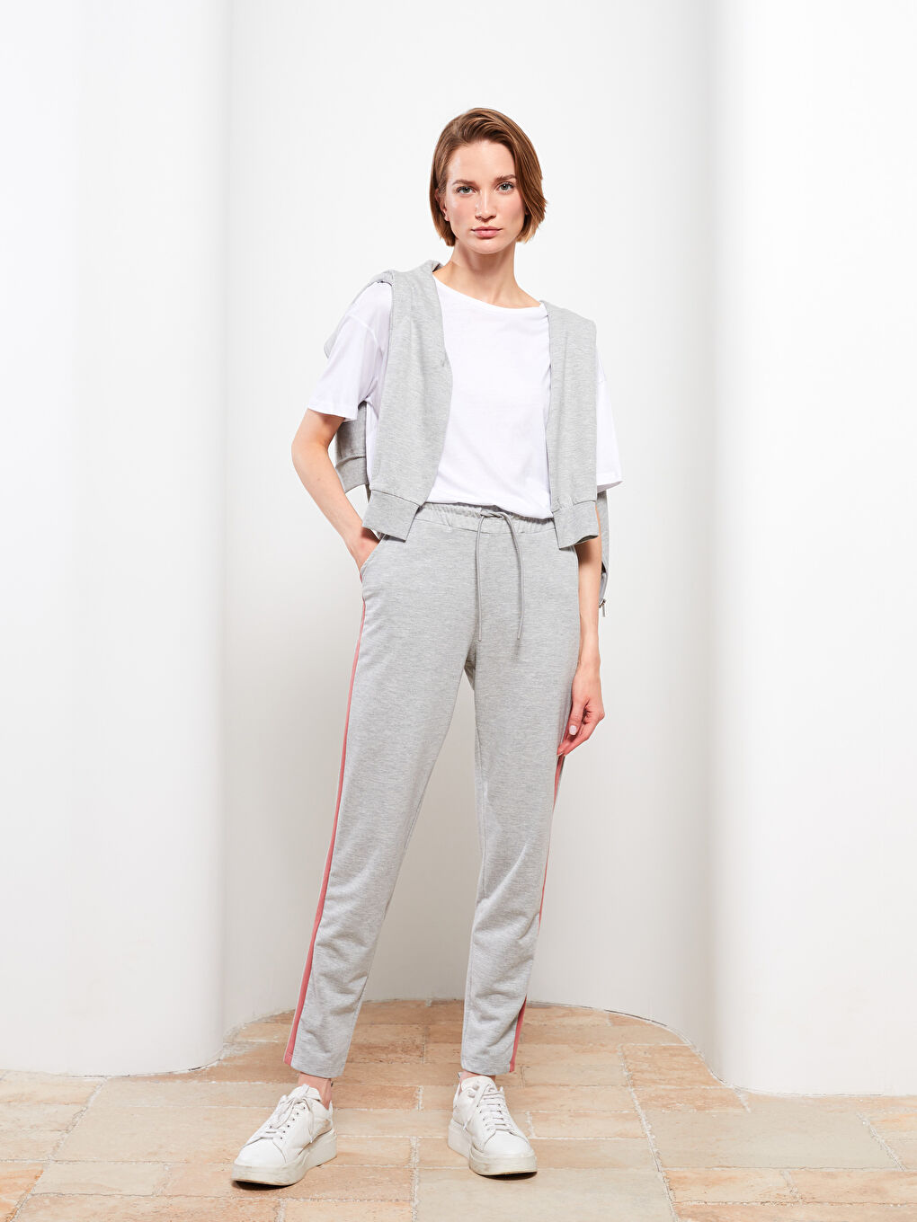 Elasticated Waist Printed Women's Sweatpants