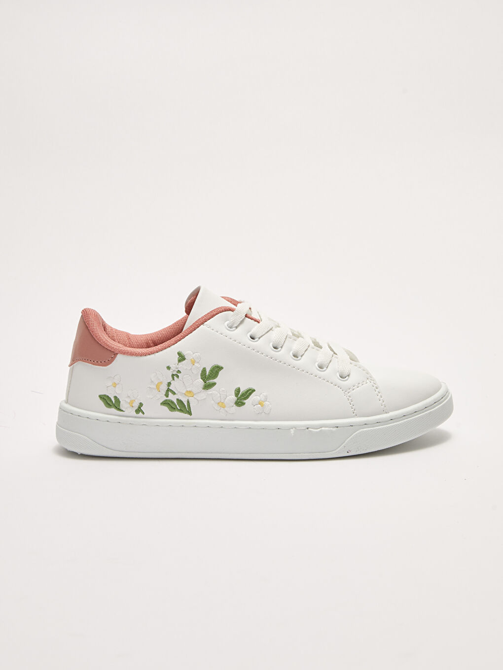 LCW STEPS Floral Embroidery Lace-Up Women's Sneakers -S27023Z8-J5E