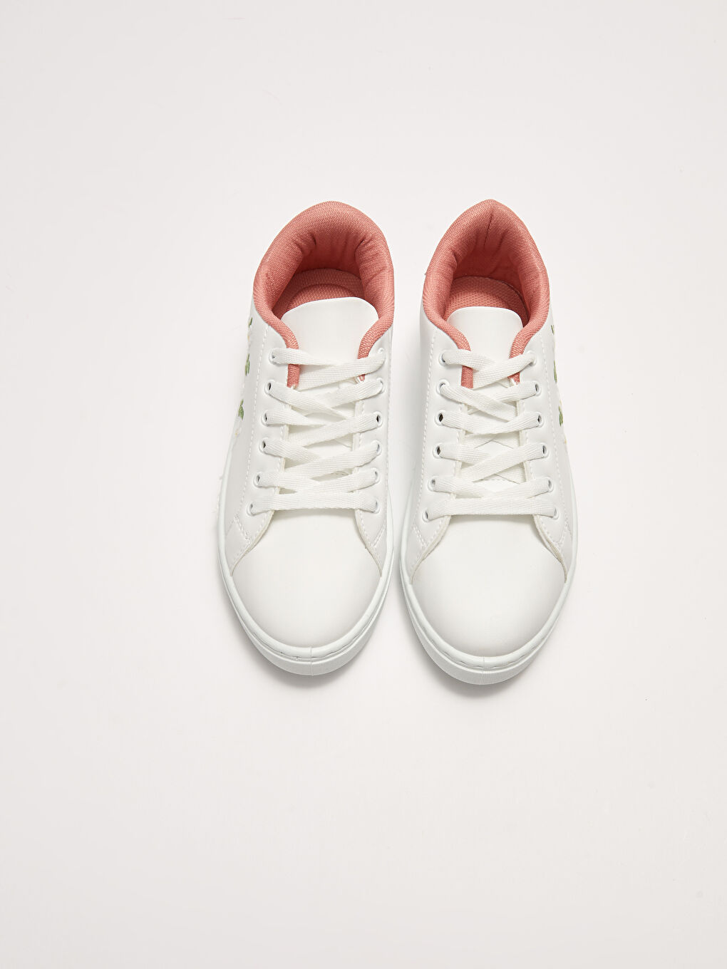 LCW STEPS Floral Embroidery Lace-Up Women's Sneakers -S27023Z8-J5E