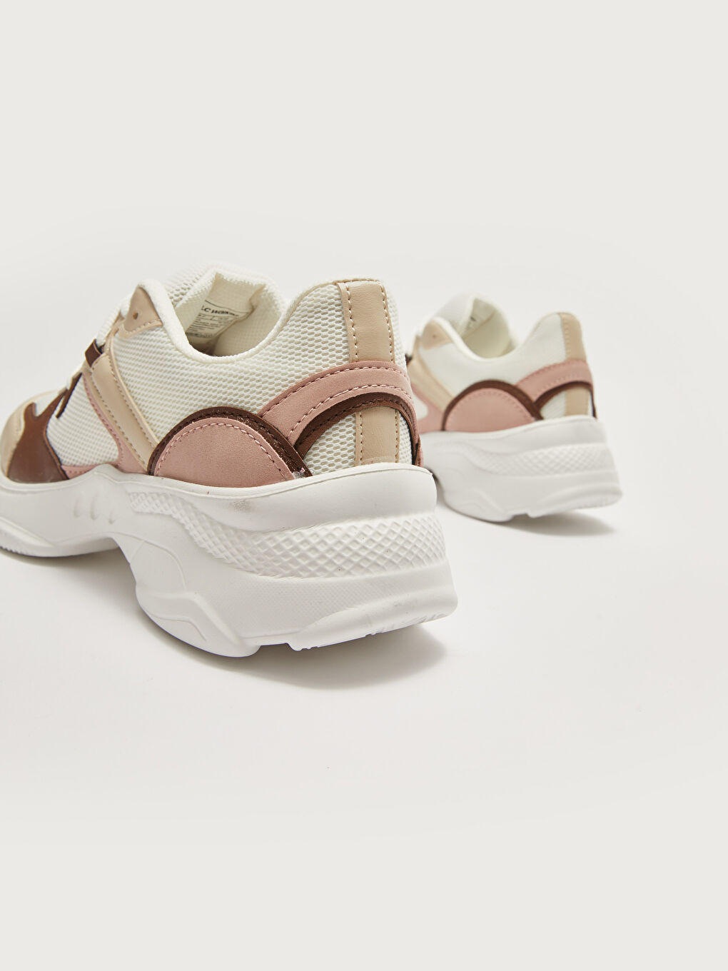 Color Block Lace Up Thick Sole Women's Sneakers-7